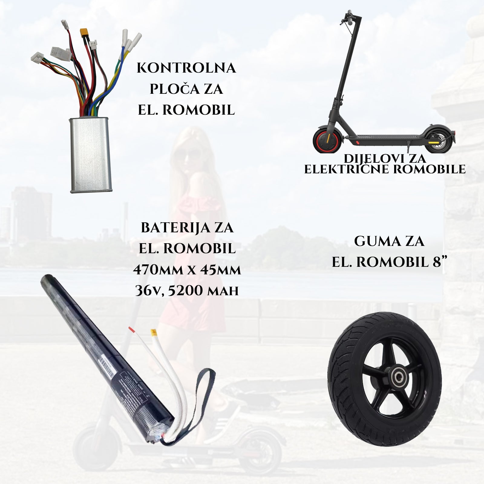 ELEKTROMOS MOTORKERÉKPÁROK ALKATRÉSZEI