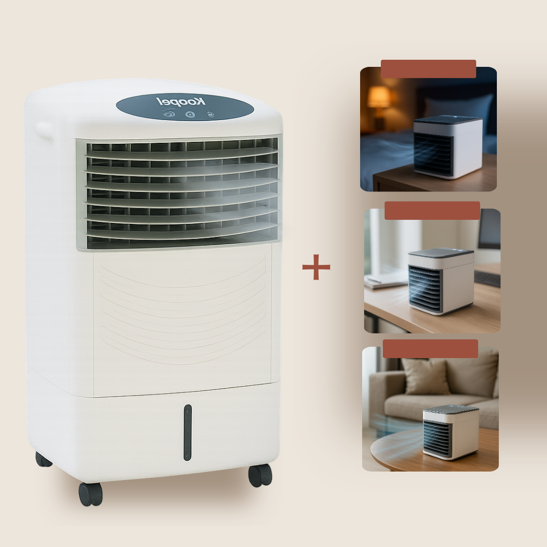 Kooper 3 az 1-ben klíma 70 W + 3 mini klíma INGYEN