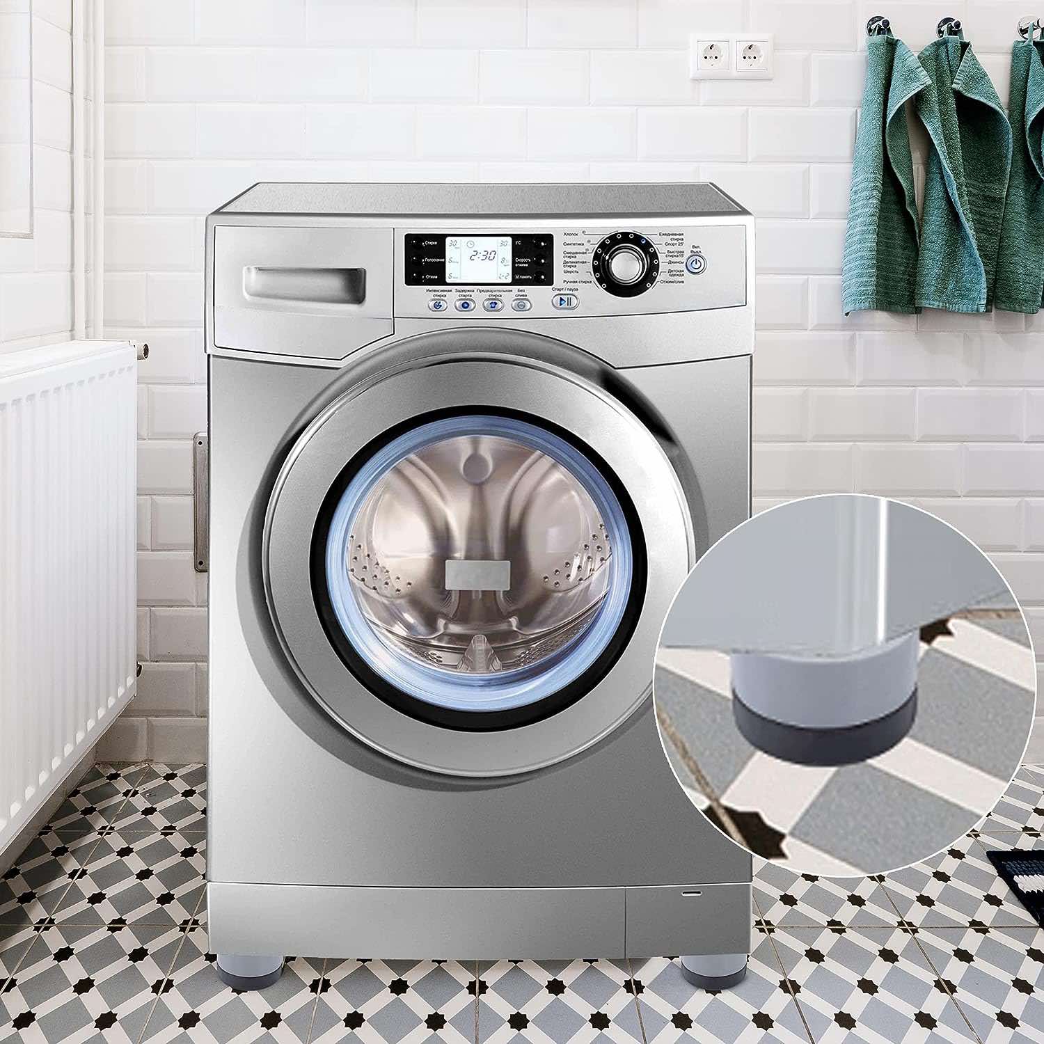 REZGÉSCSILLAPÍTÓ LÁBAK MOSÓGÉPEKHEZ