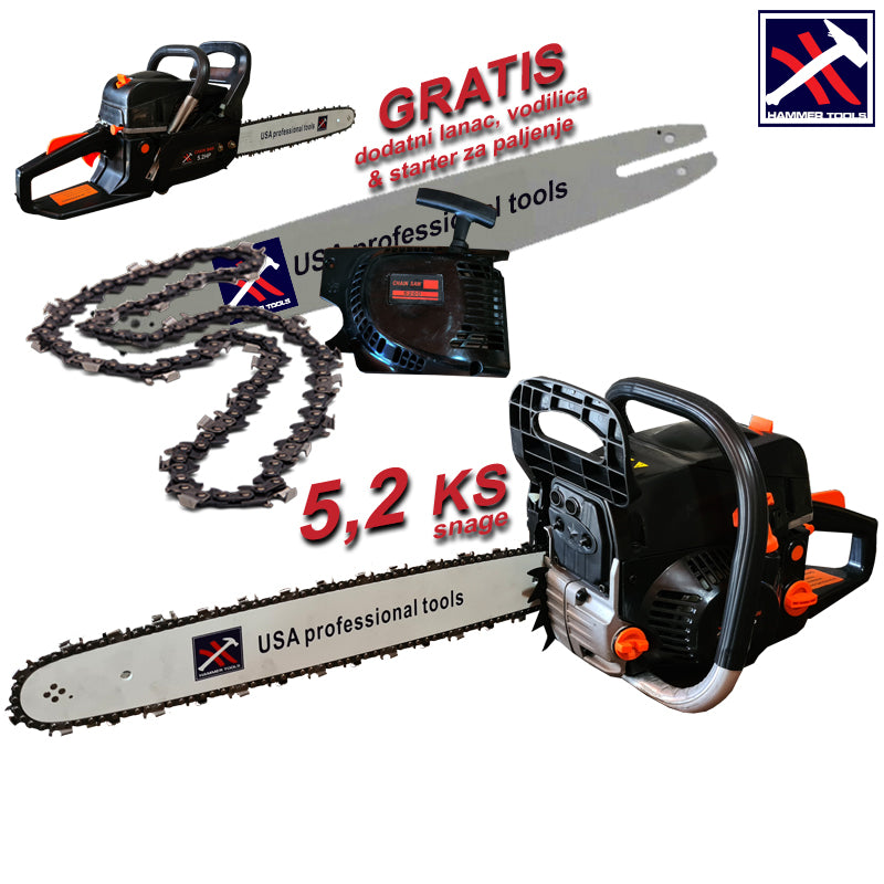 LÁNCFŰRÉSZ 5,2 LE-S Kalapácsszerszámok