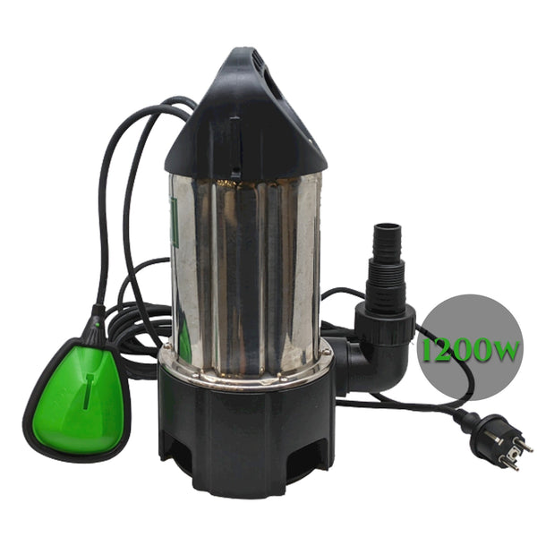 Merülőszivattyú tiszta vízhez úszóval, 1200 W