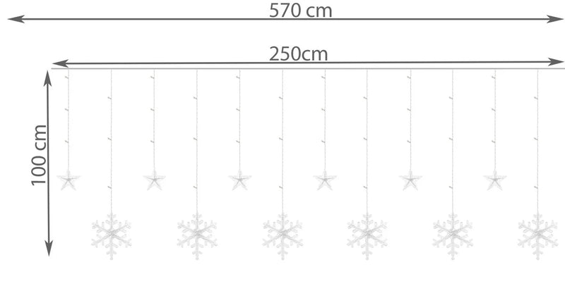 LED HÓPEHELYEK ÉS CSILLAGOK