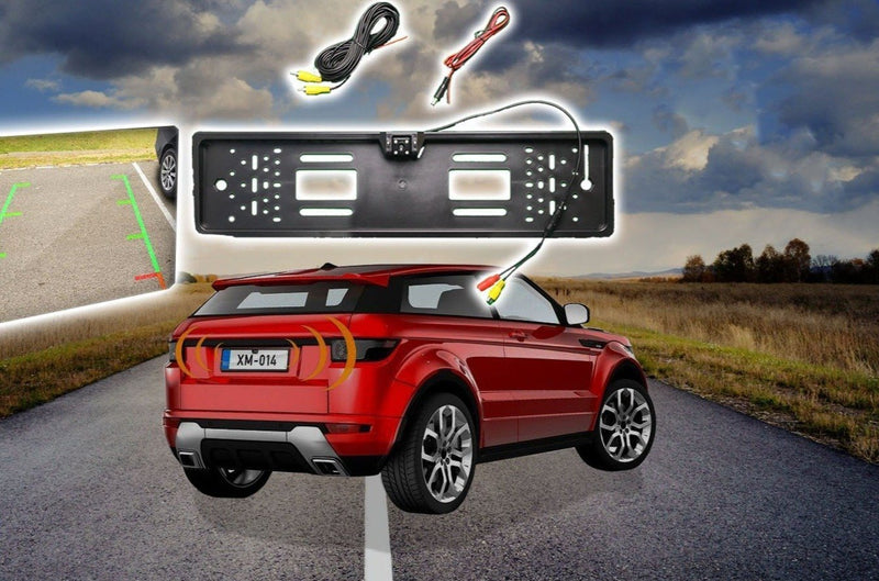 Parkolóradar + kamera a rendszámtábla keretében