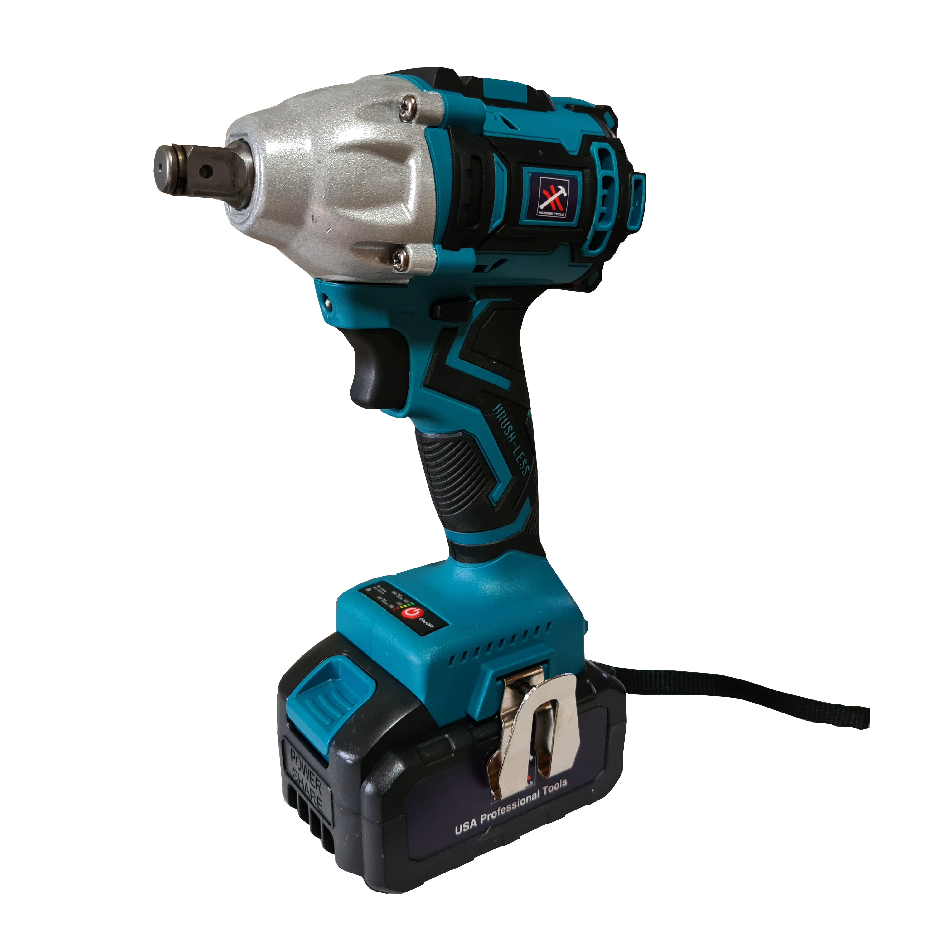 Hammer Tools akkus csavarozó X2 Li-ion akkumulátor + fúrófej 1,5-13 mm + 5 bit 18, 19, 20, 21, 22 mm