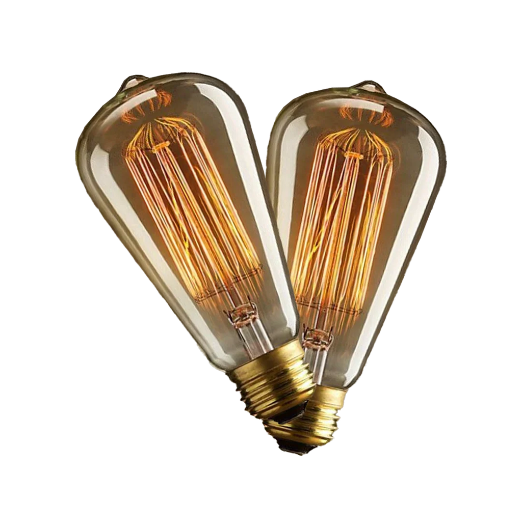 2 DB LED Edison izzó E27 - modern retro elegancia