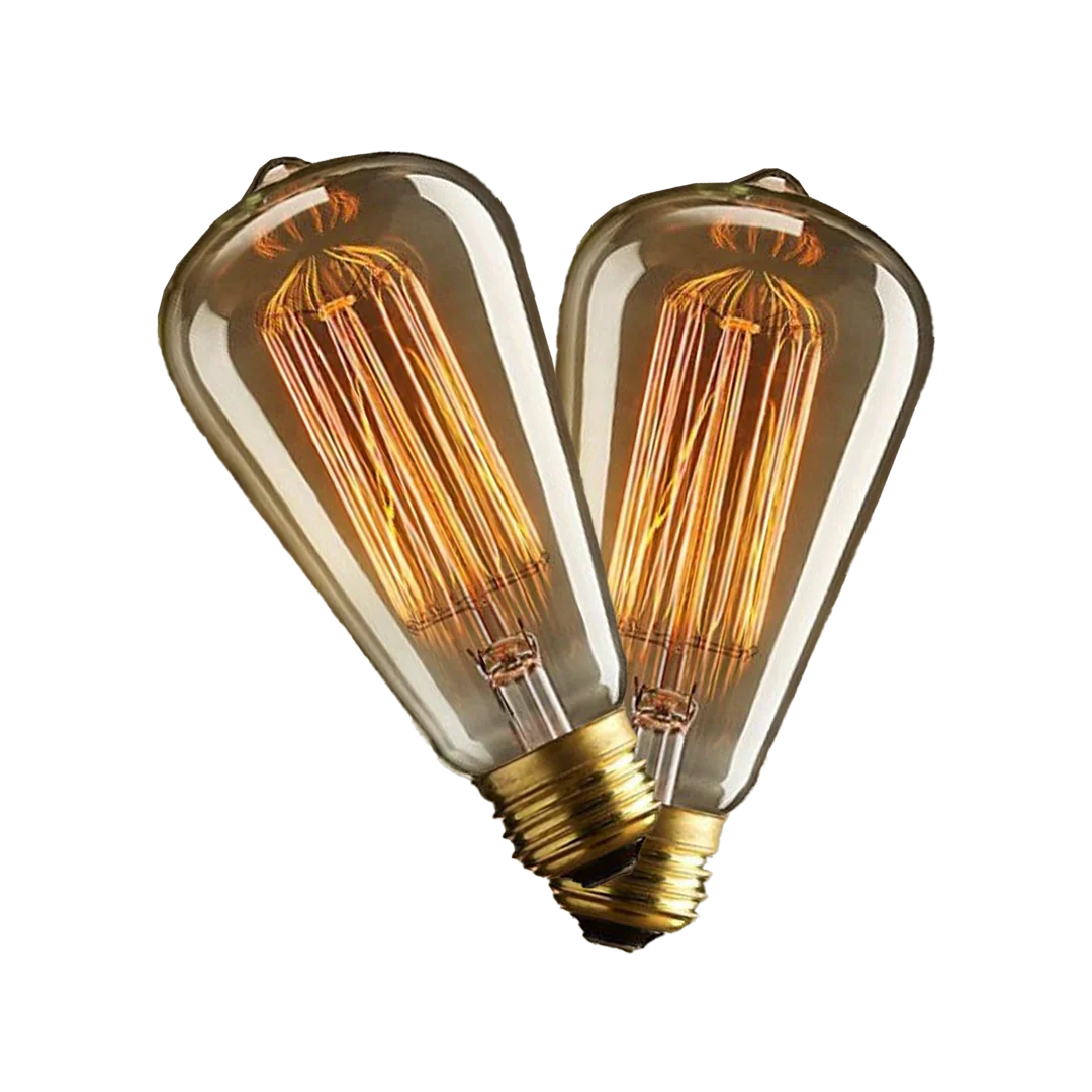 2 DB LED Edison izzó E27 - modern retro elegancia