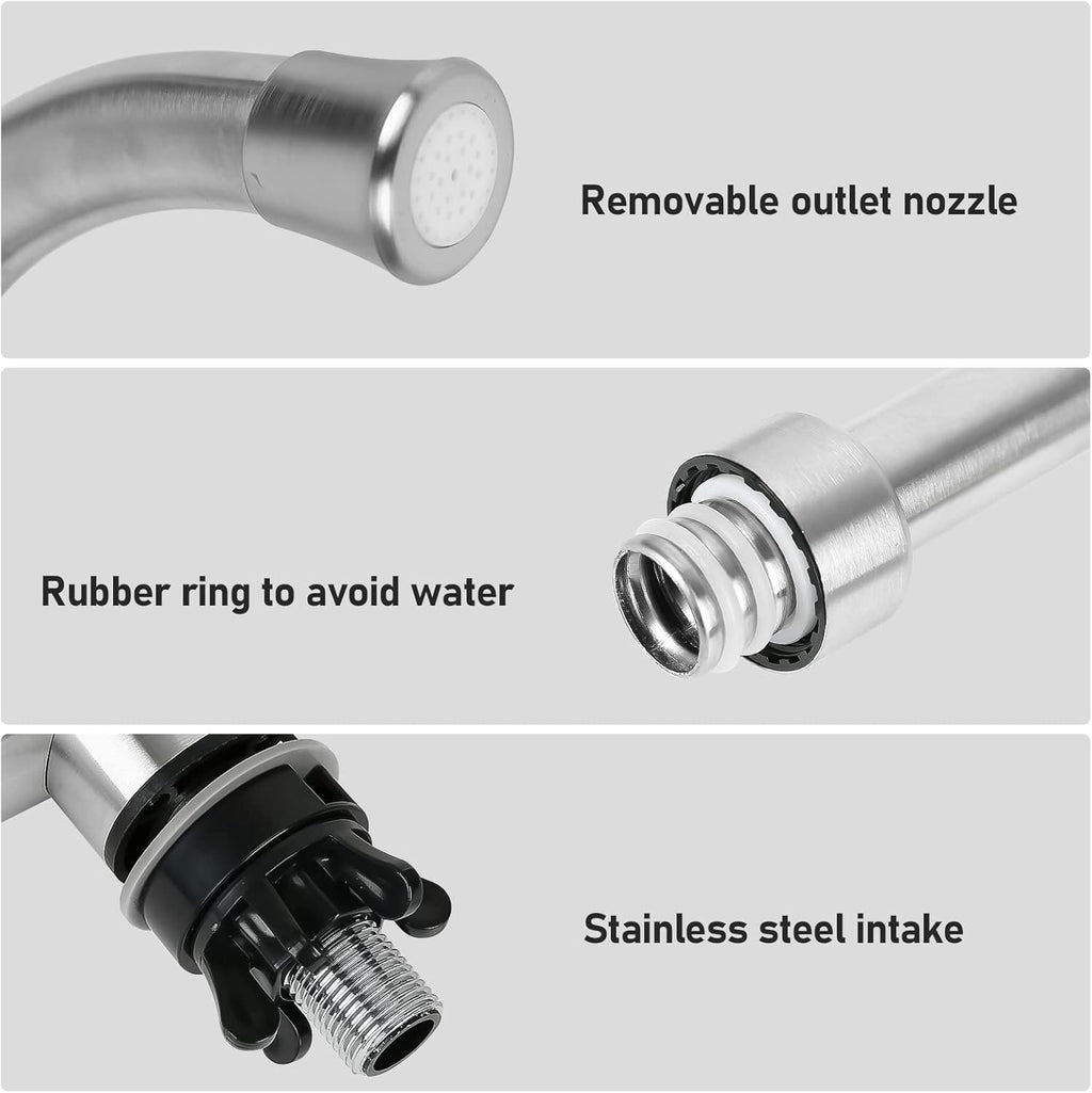 Elektromos csaptelep vízmelegítővel - Hajlítható vagy Fix