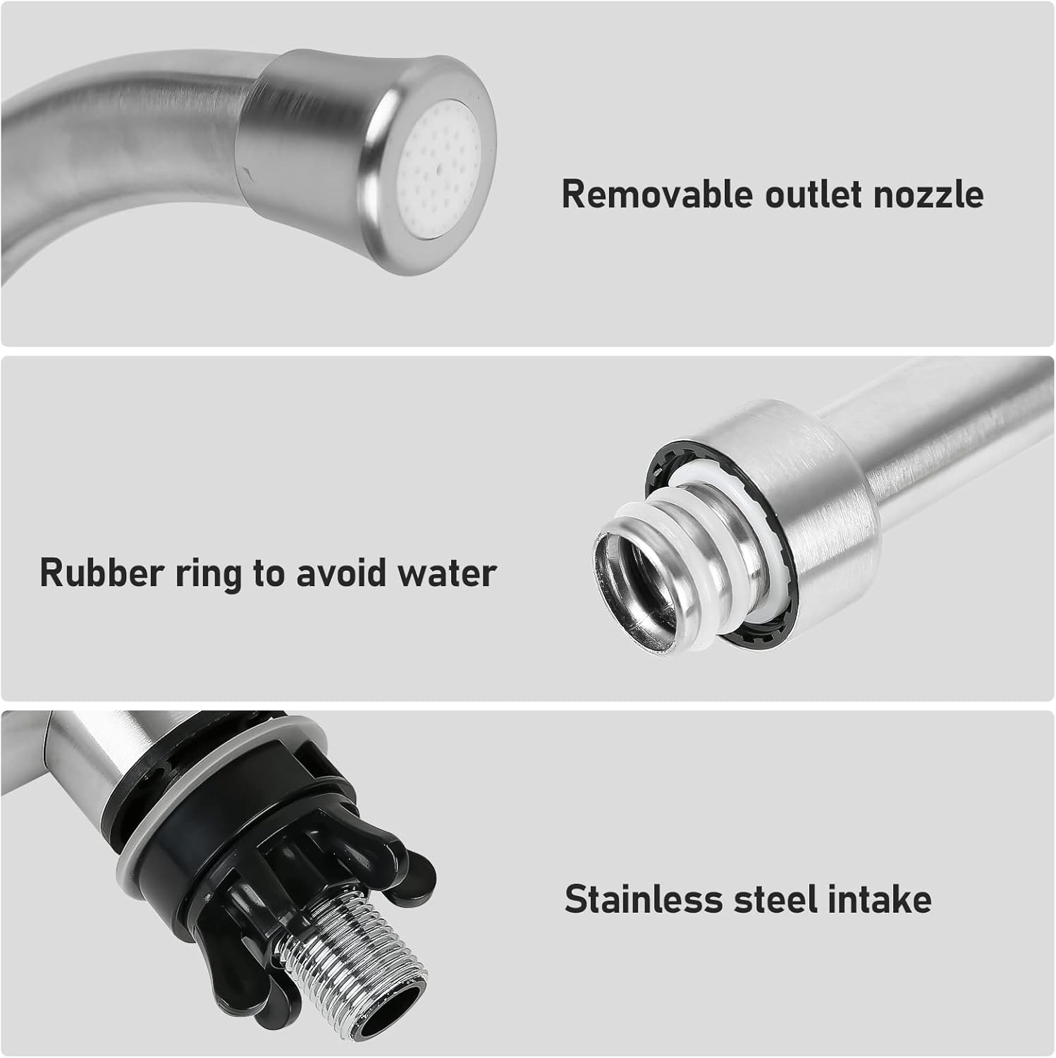 Elektromos csaptelep vízmelegítővel - Hajlítható vagy Fix