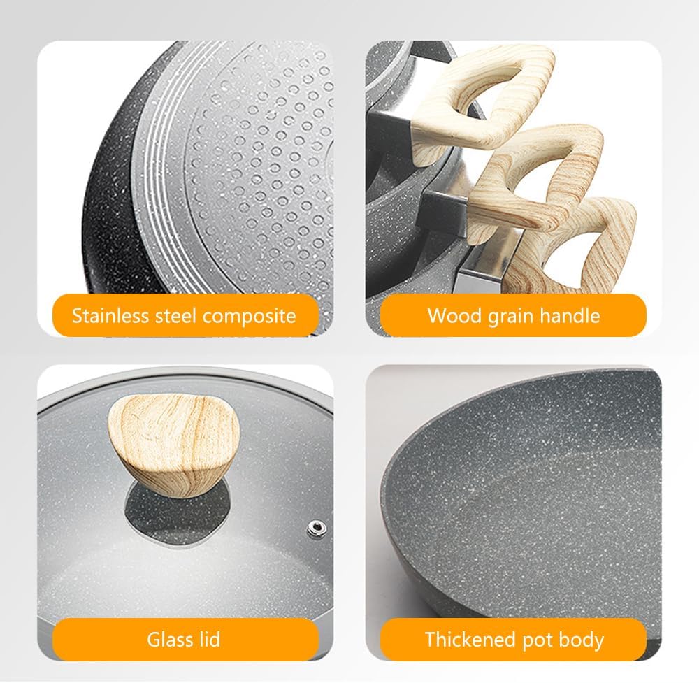 Prémium kőedény készlet - 7 részes szett