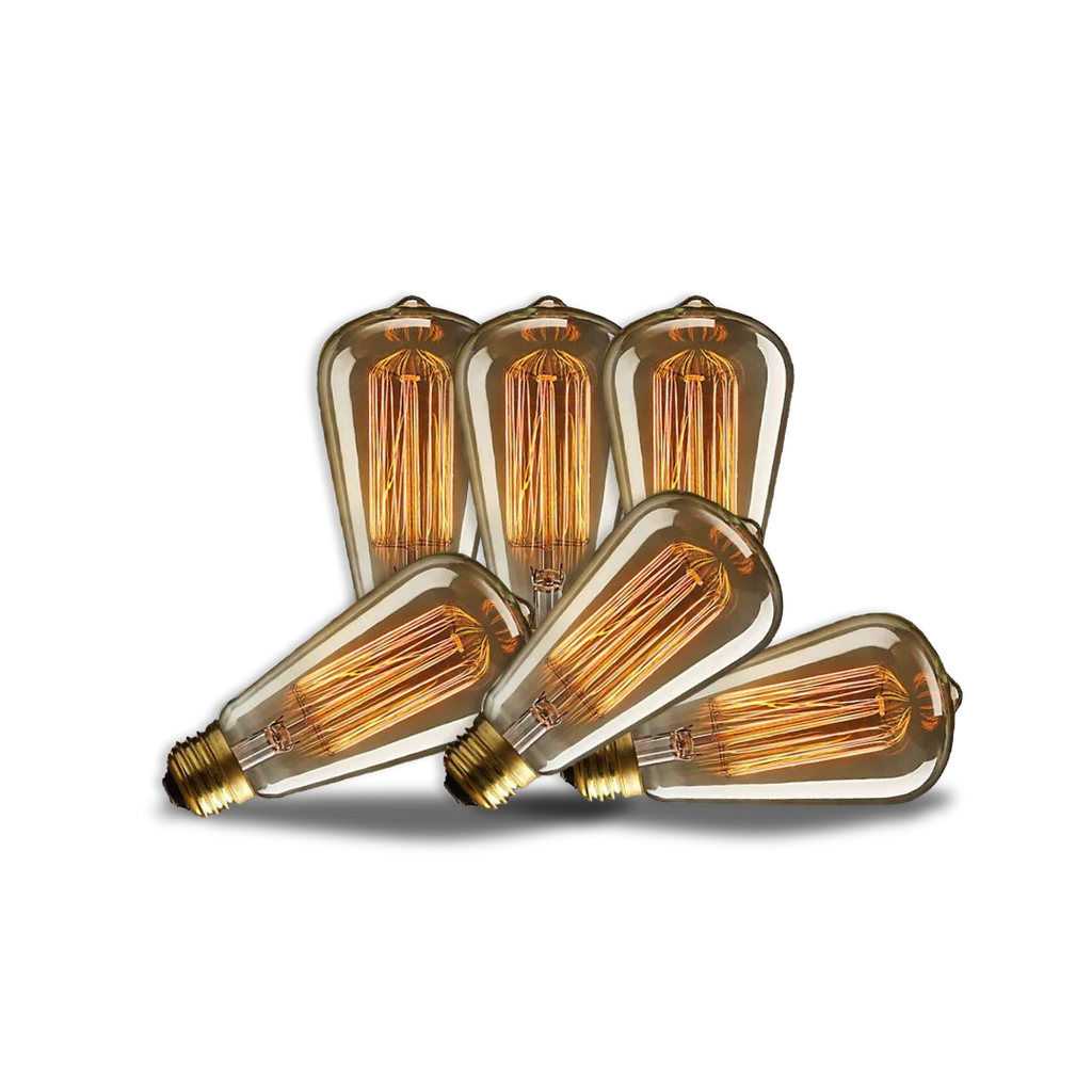 2 DB LED Edison izzó E27 - modern retro elegancia