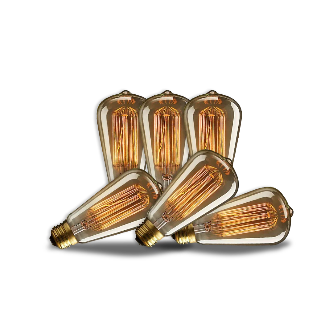 2 DB LED Edison izzó E27 - modern retro elegancia