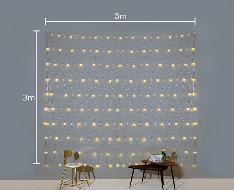 LED LÁMPÁK HÁLÓ 3X2M/3X3M