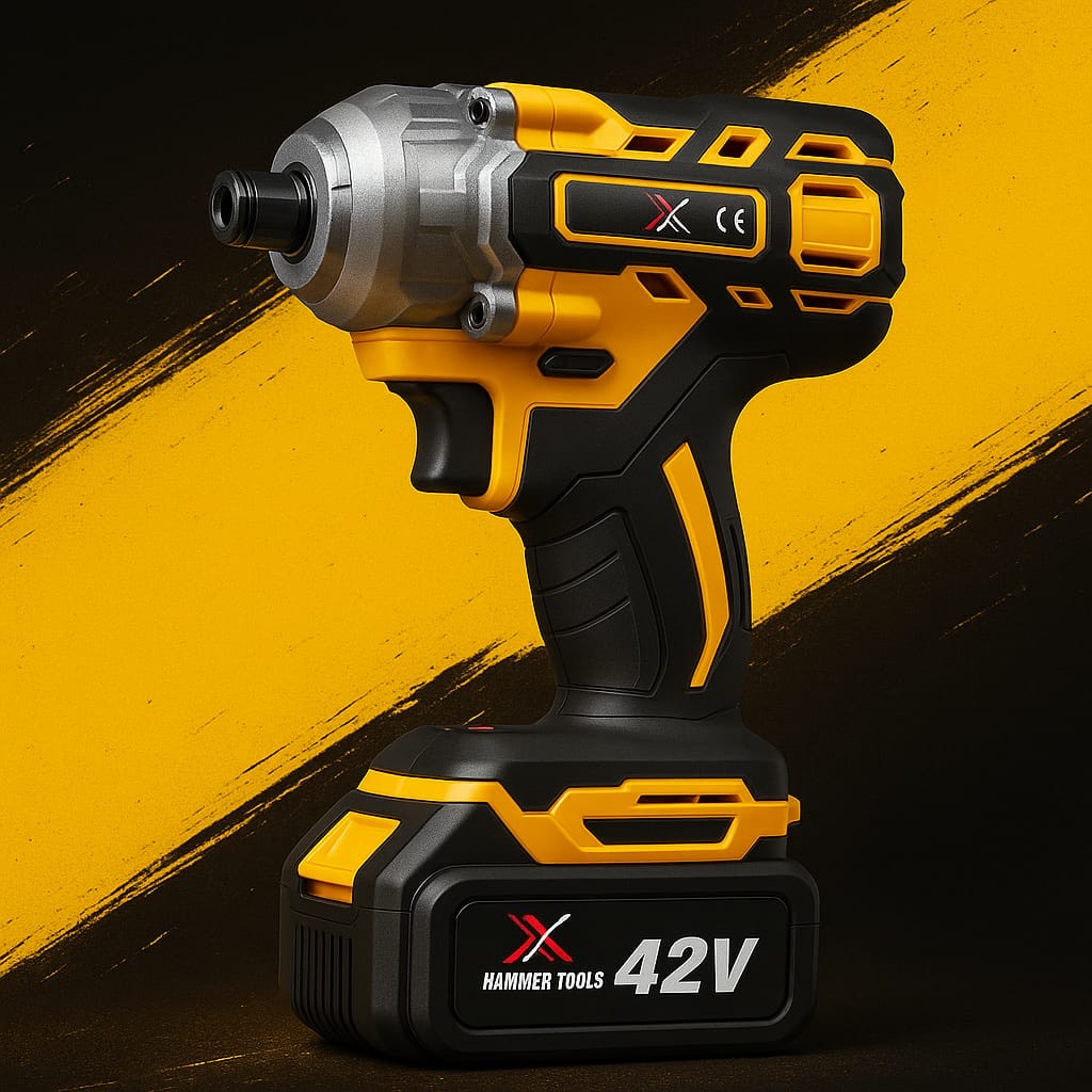 Hammer Tools 42V - 2 az 1-ben akkus készlet 2 akkumulátorral és kofferral