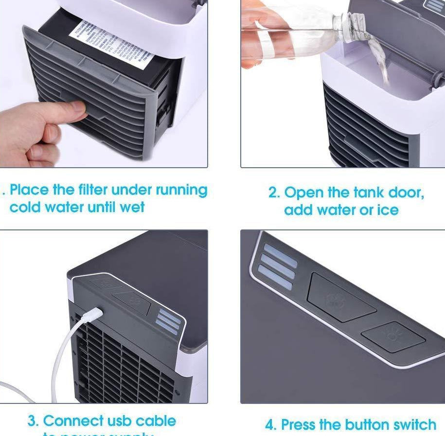 Mini hordozható légkondicionáló