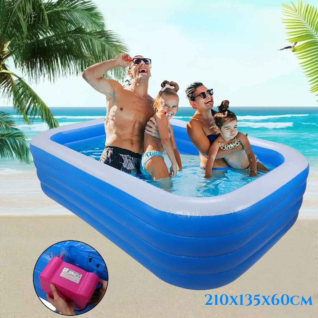 CSALÁDI MEDENCE 210x135x60CM