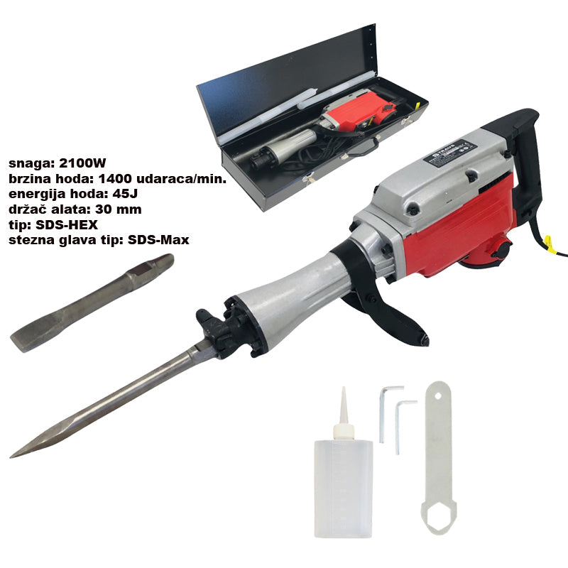 ÜTVEFÚRÓ 2100W 45J