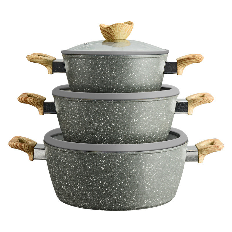 Prémium kőedény készlet - 7 részes szett