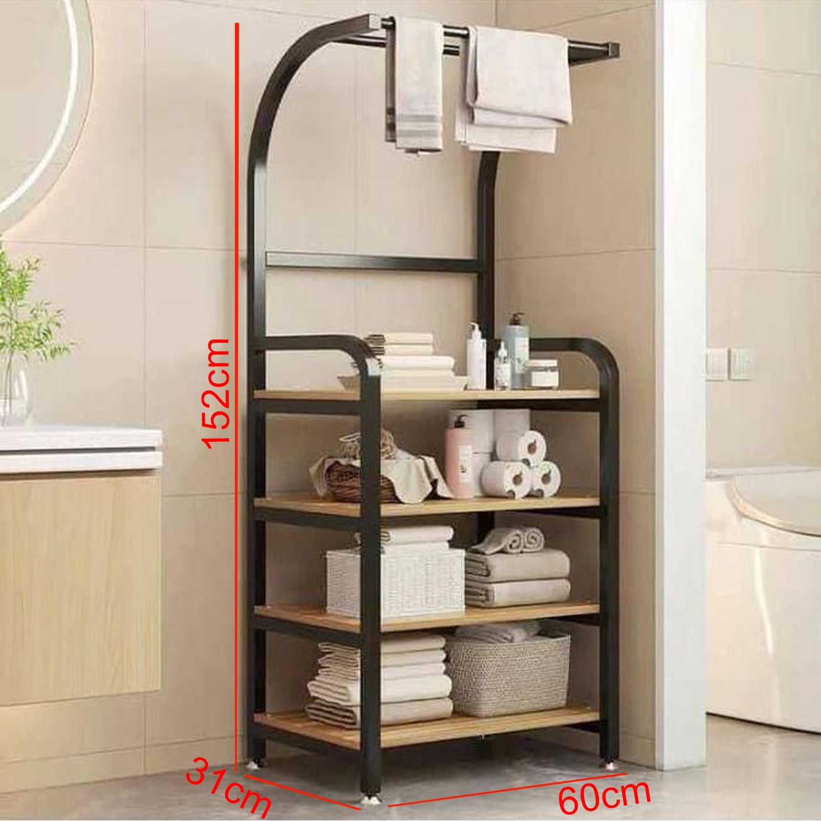 Fürdőszobai tárolópolc