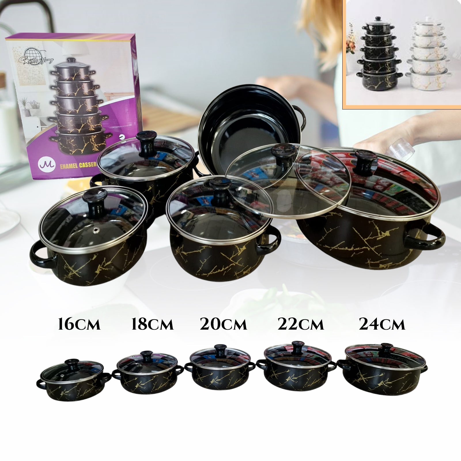 MODERN 5 RÉSZES EDÉNYKÉSZLET