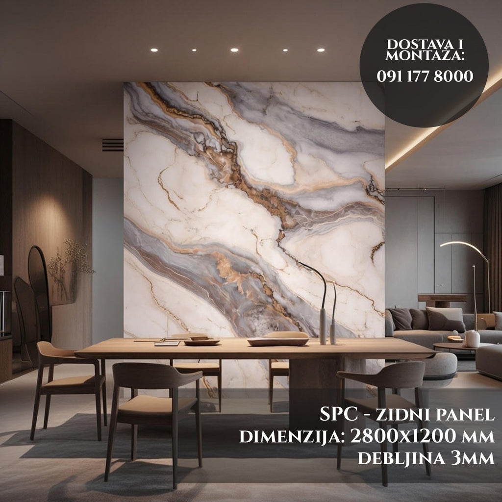 Fali dekorpanel - Liquid Silk