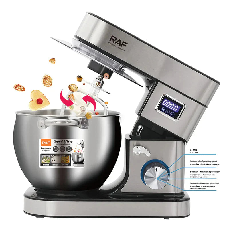 RAF Álló mixer 5L - 1000W teljesítmény