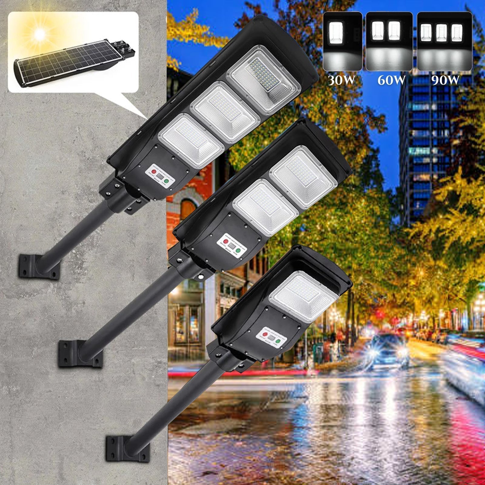 Kültéri napelemes reflektor