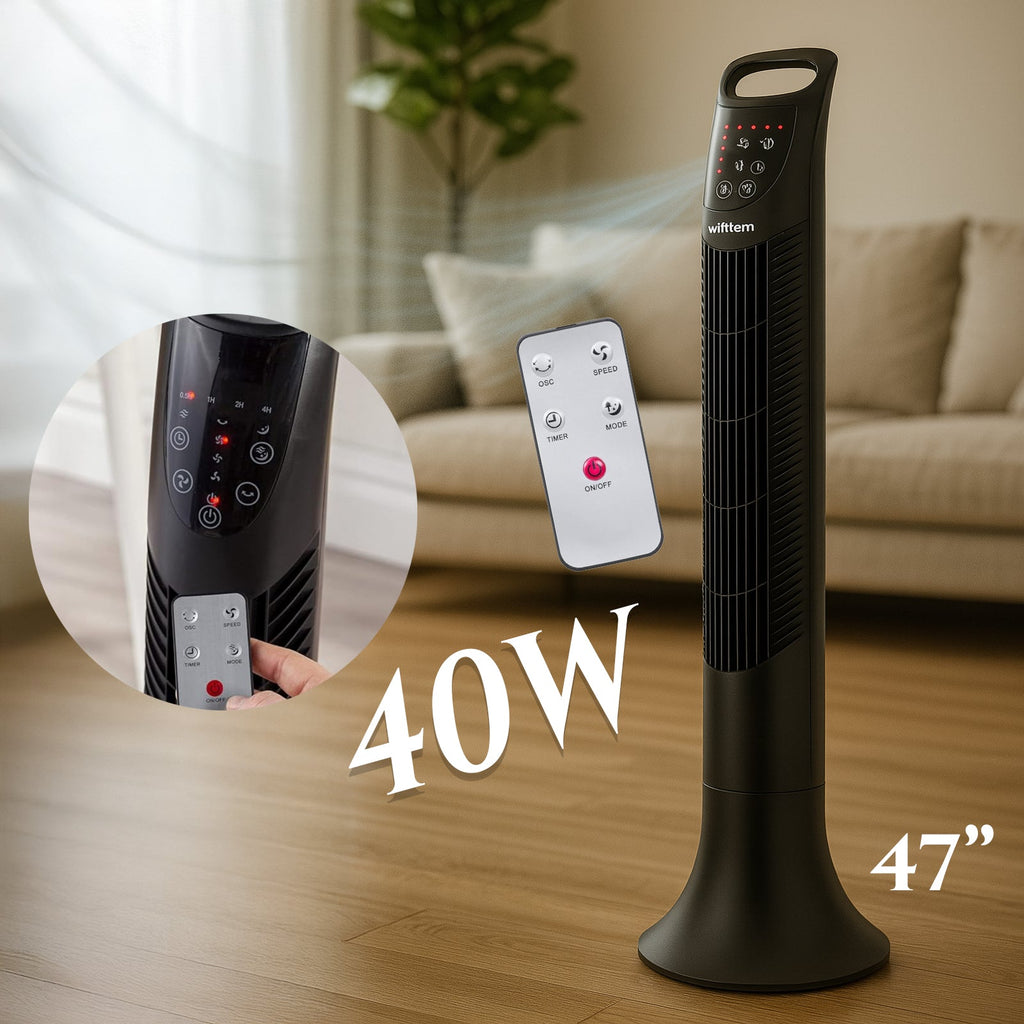 40 W-os rúdventilátor távirányítóval