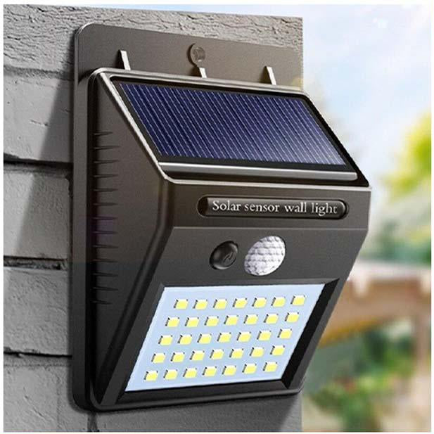 5 db-os LED napelemes lámpa szenzorral