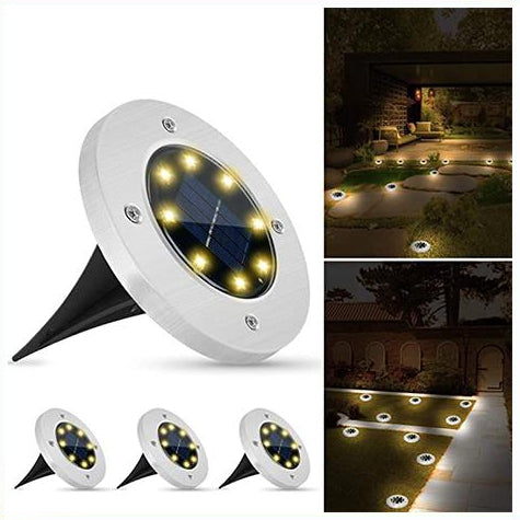 Napelemes LED kerti lámpa 4 db