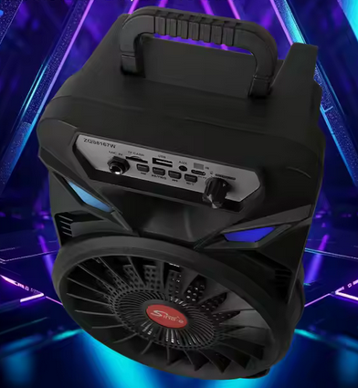 SZUPER MÉLYHANGSZÓRÓ 8 hüvelykes VEZETÉK NÉLKÜLI MIKROFONVAL ÉS TÁVIRÁNYÍTÓVAL 3000mah-ZQS8167w