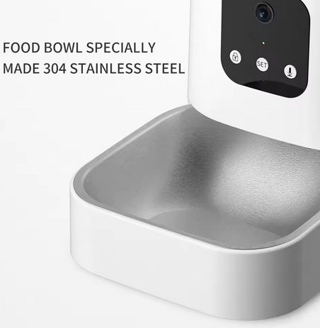 OKOS WIFI-S ETETŐ 6L HÁZIÁLLATOKNAK KAMERÁVAL, MIKROFONNAL ÉS VEZÉRLŐ ALKALMAZÁSSAL