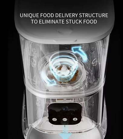 OKOS WIFI-S ETETŐ 6L HÁZIÁLLATOKNAK KAMERÁVAL, MIKROFONNAL ÉS VEZÉRLŐ ALKALMAZÁSSAL