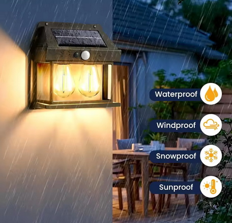 3 db N259 napelemes LED kerti lámpa