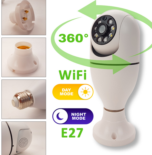 wifi panoráma kamera e27 g206