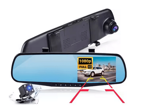 Full HD autókamera 5'' + tolatókamera