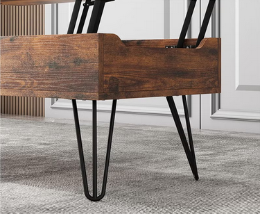 Modern felnyitható dohányzóasztal tárolóhellyel