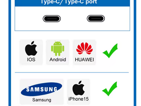 USB-C töltésű aljzat