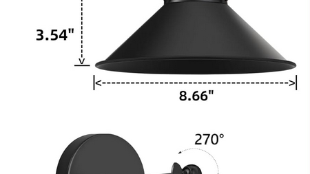 Loft intelligens fali lámpa