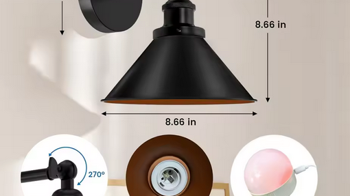 Loft intelligens fali lámpa