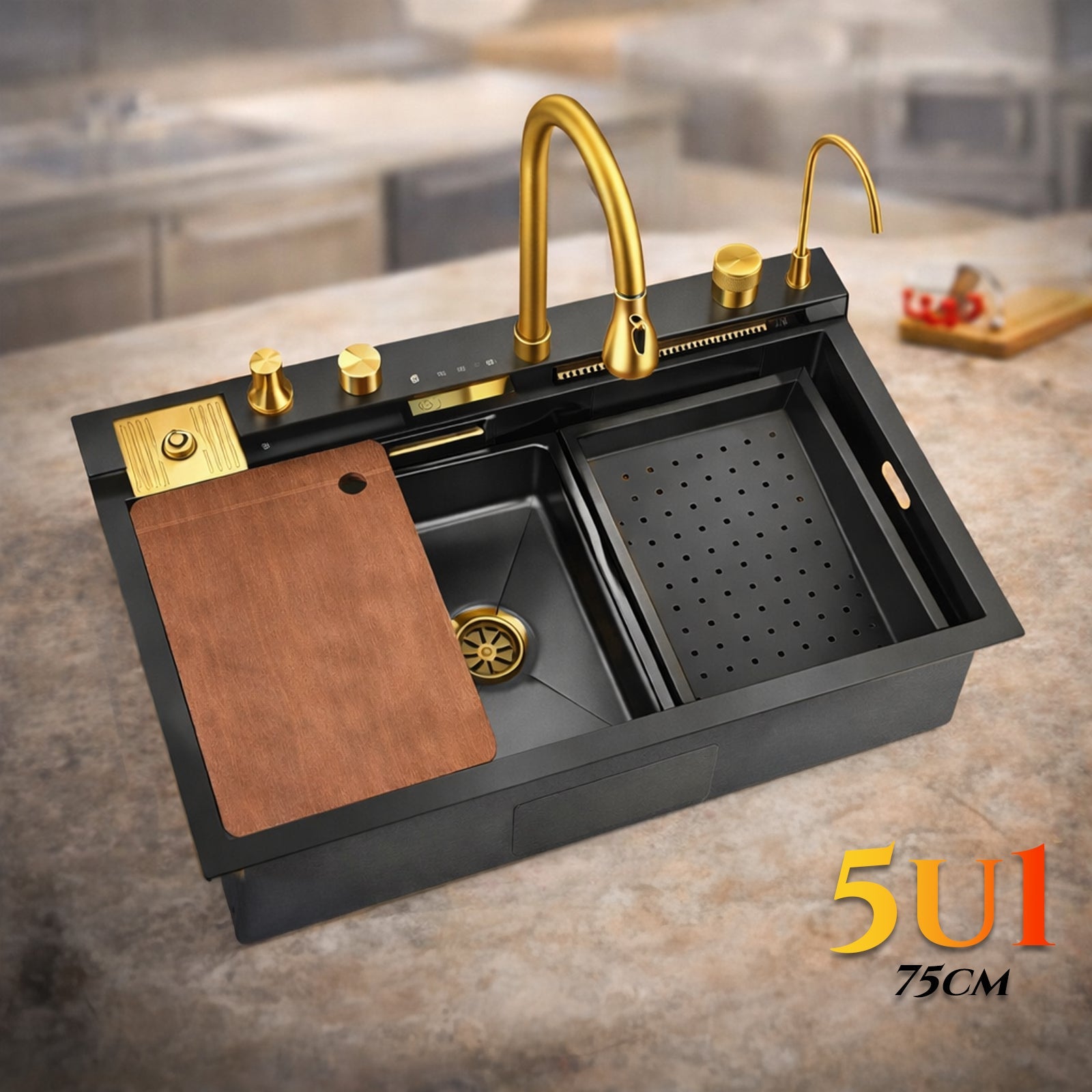 Prémium konyhai mosogató 5 az 1