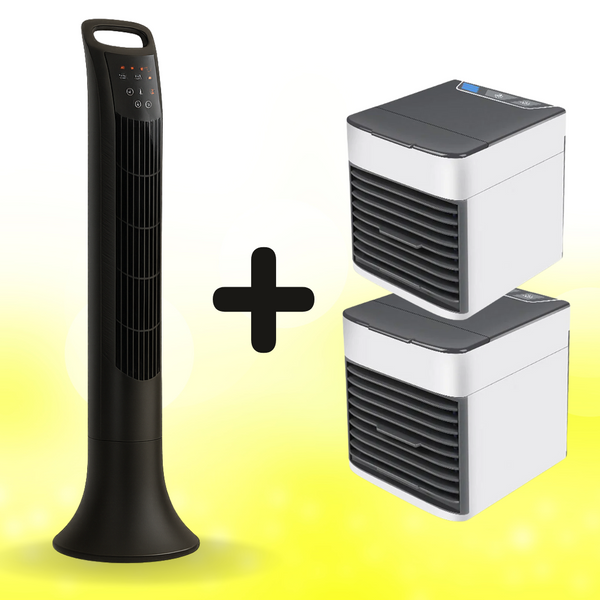 40W-OS RÚDVENTILÁTOR + 2 INGYENES MINI KLÍMABERENDEZÉS