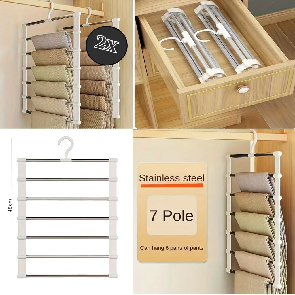 Elegáns nadrágtartó akasztó x2