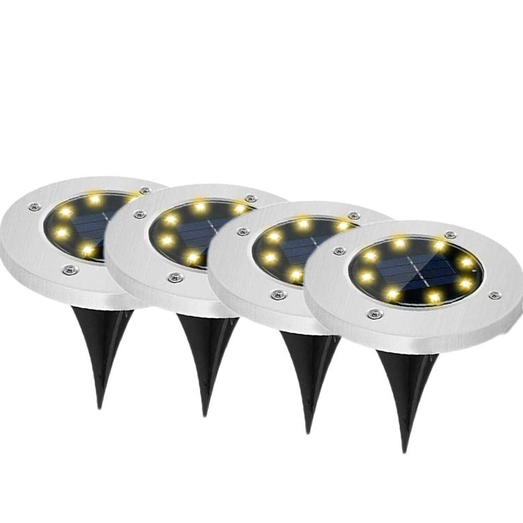 Napelemes LED kerti lámpa 4 db