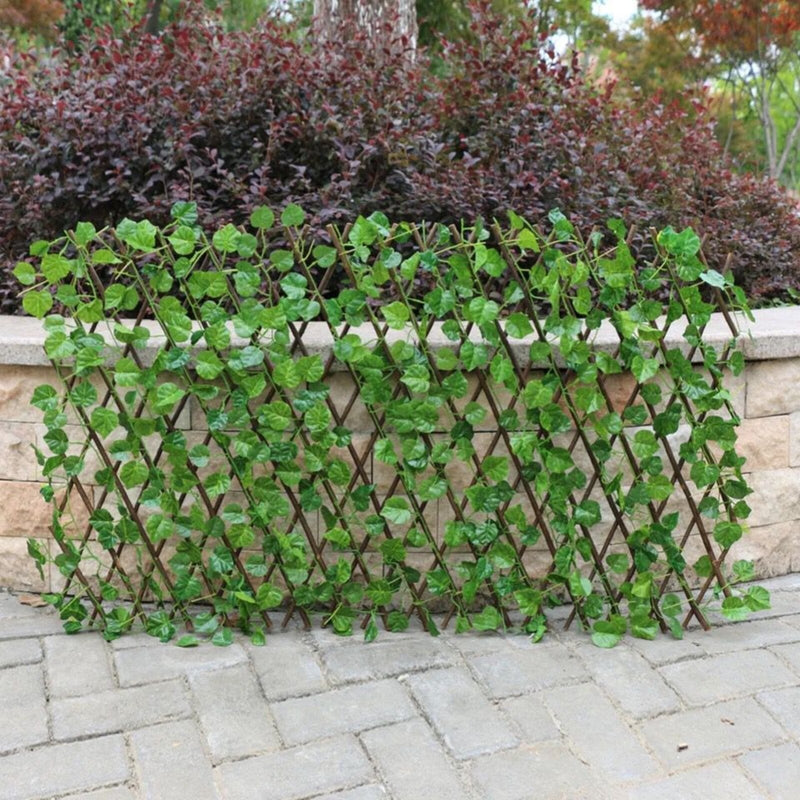 Kihúzható kerítés műnövényekből, Gardenia