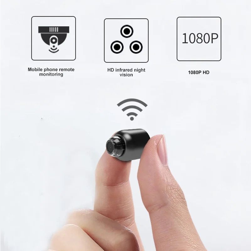 MINI REJTETT KAMERÁS WIFI KAMERA x5 (UJJNÁL KISEBB)