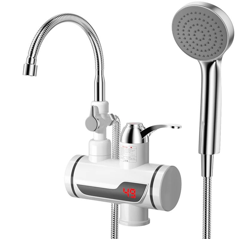 Mosogatófűtéses csaptelep zuhanyfejjel