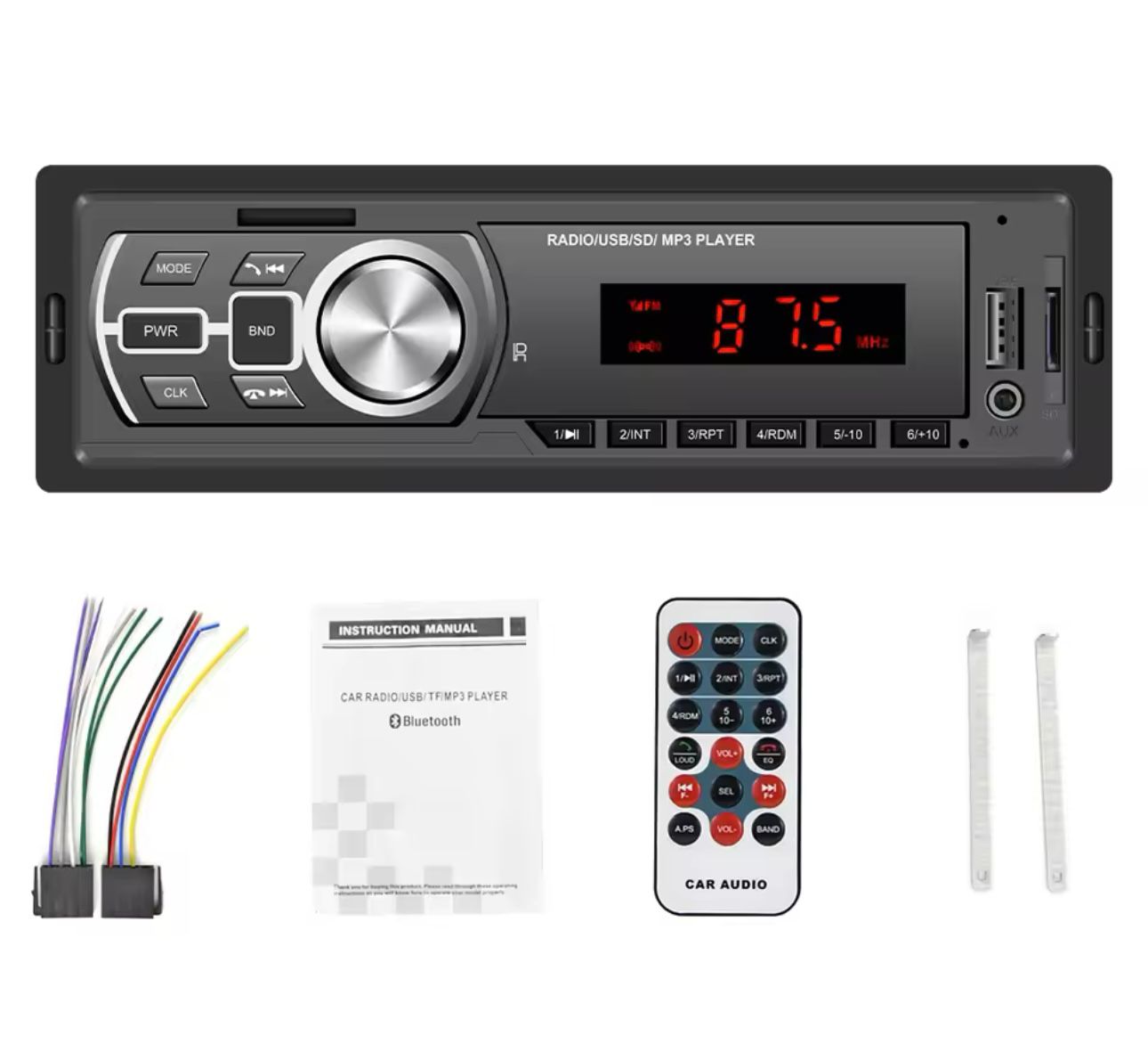 BLUETOOTH MP3 AUTÓRÁDIÓ TÁVIRÁNYÍTÓVAL