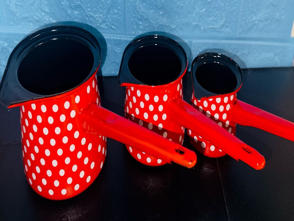 3 DARABOS KÁVÉKÉSZÍTŐ KÉSZLET INOX 250/500/700ML