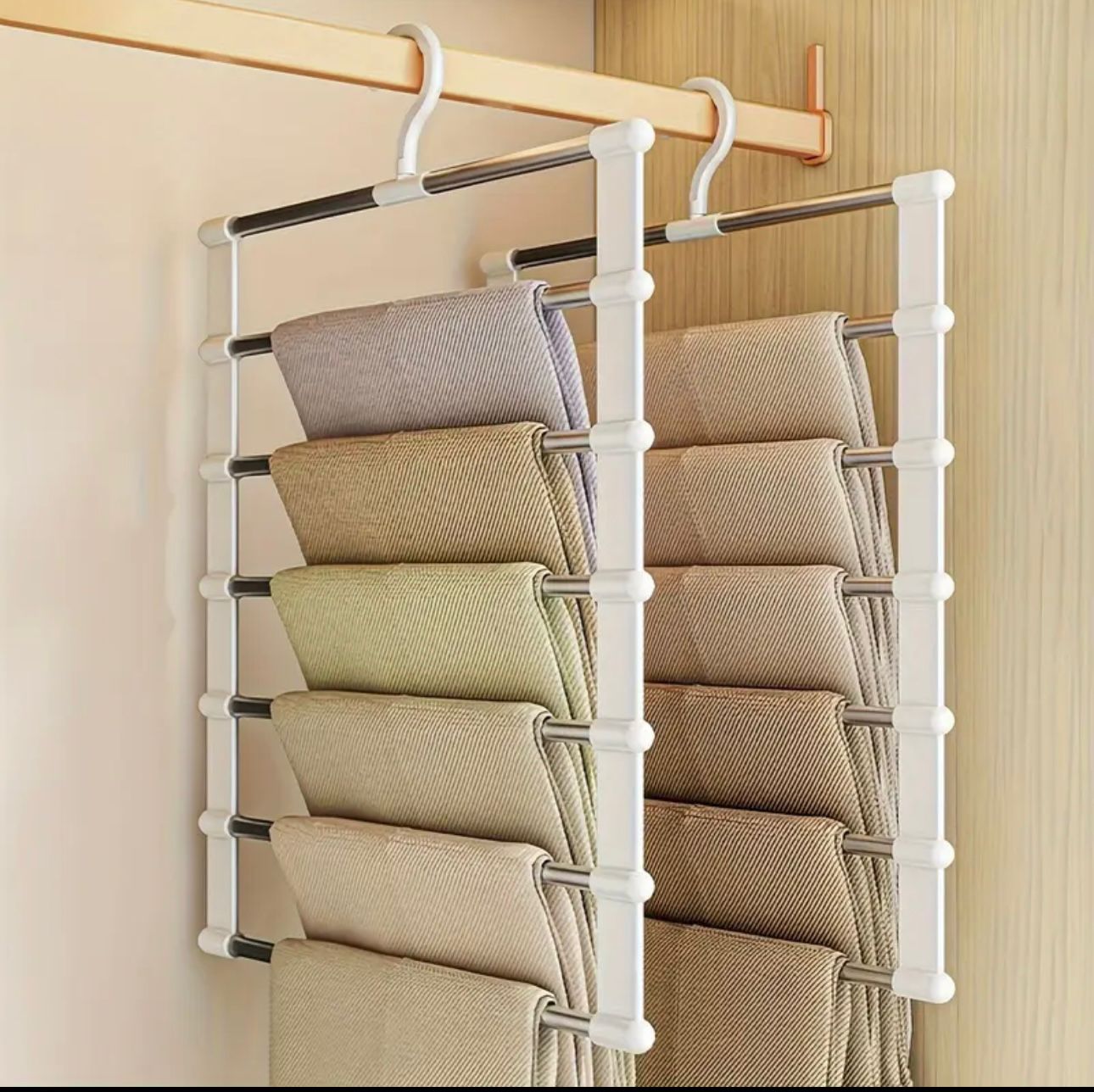 Elegáns nadrágtartó akasztó x2