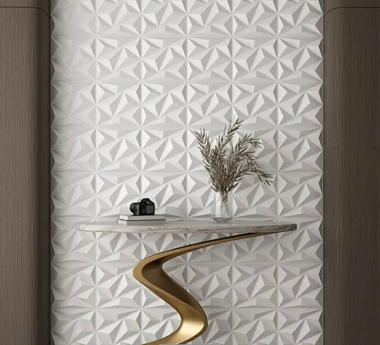 3D falpanelek - Geometrikus minta - 10 darab